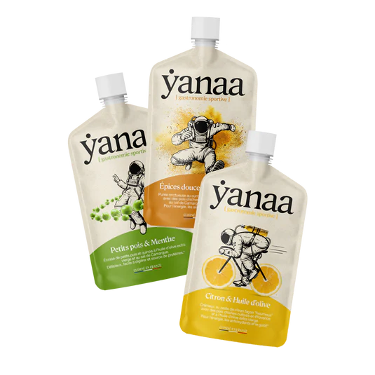 Pack découverte Yanaa : Petits pois & Menthe, Épices de Madras, Citron & Huile d’olive France