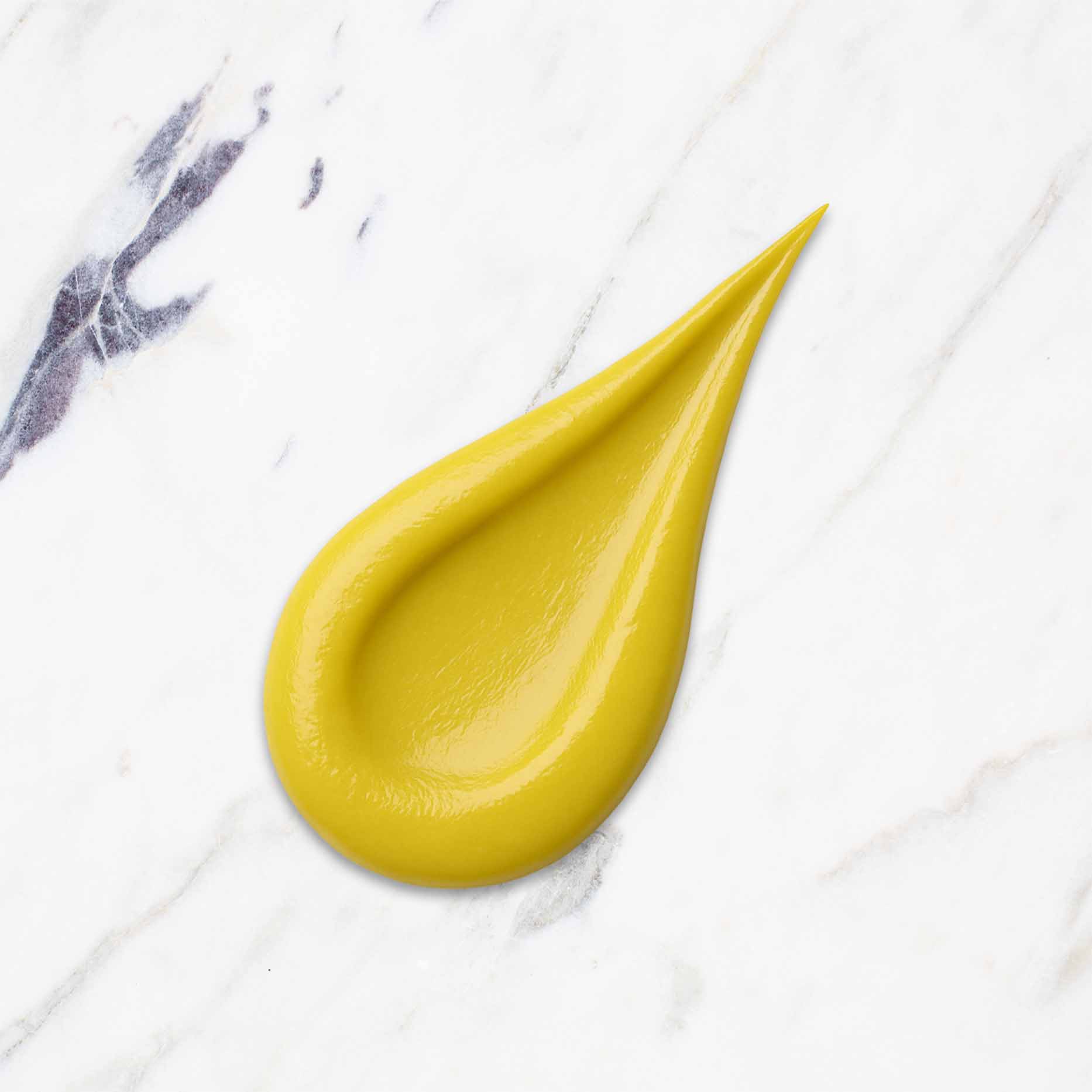 Texture de purée Yanaa Citron & Huile d’olive sur marbre France