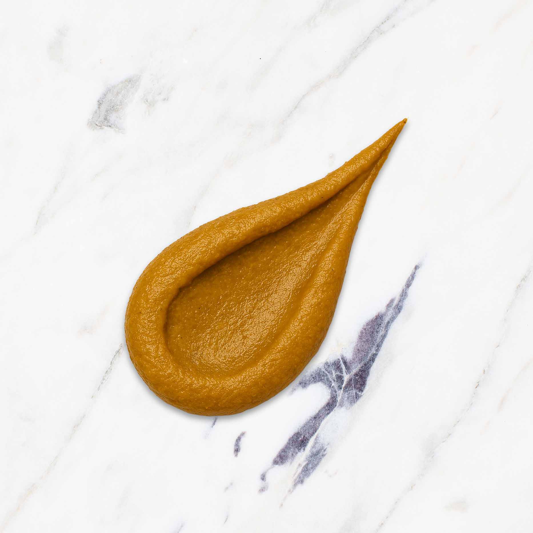 Texture de purée Yanaa Épices douces de Madras sur marbre France