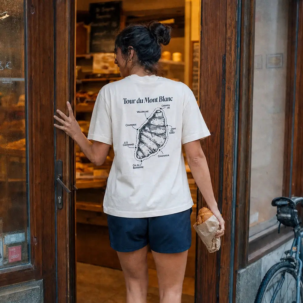 Tour du Mont Blanc Croissant T-Shirt