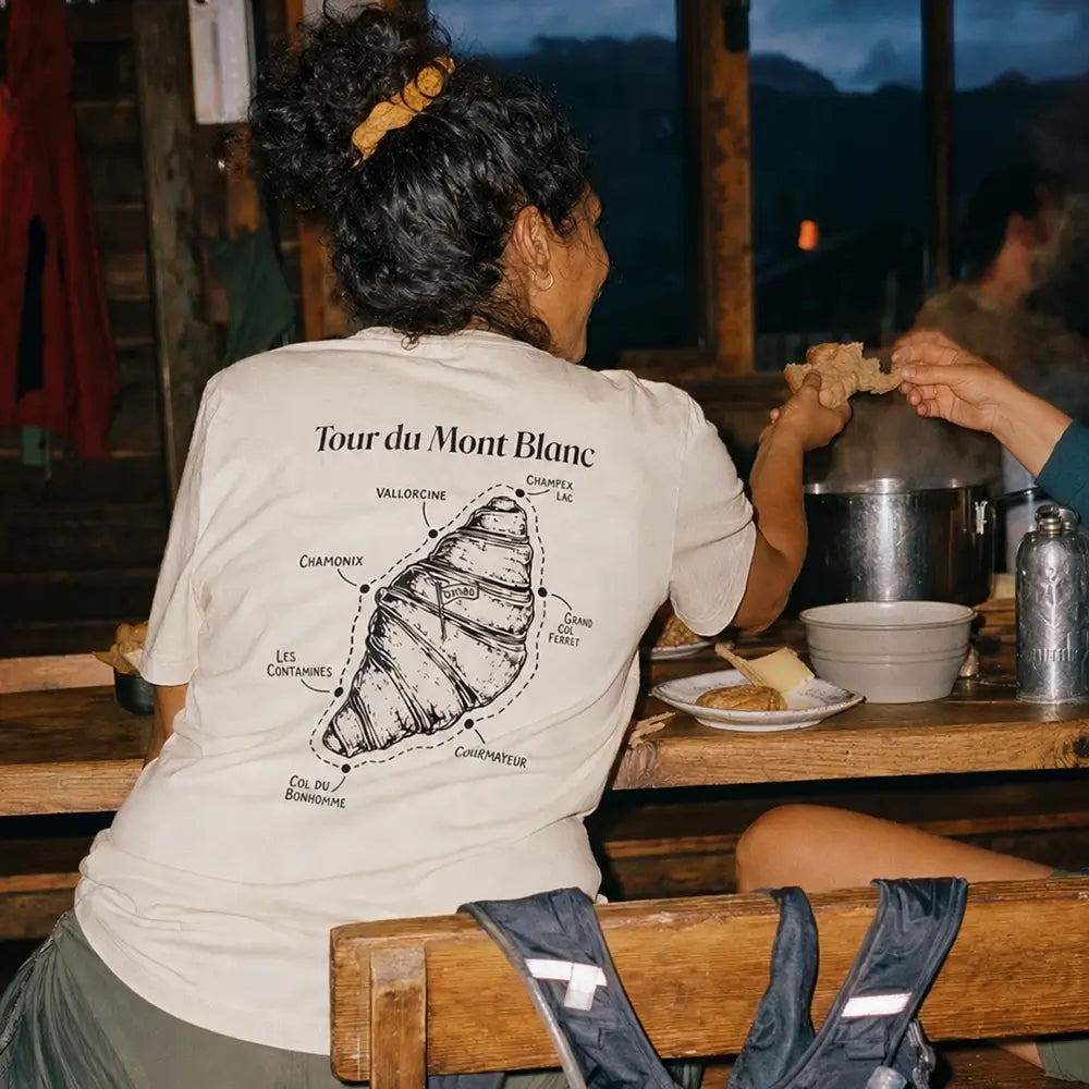 Tour du Mont Blanc Croissant T-Shirt