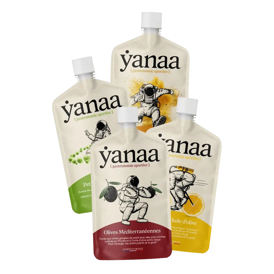 Starter Kit Yanaa et pack découverte de gels énergétiques naturels