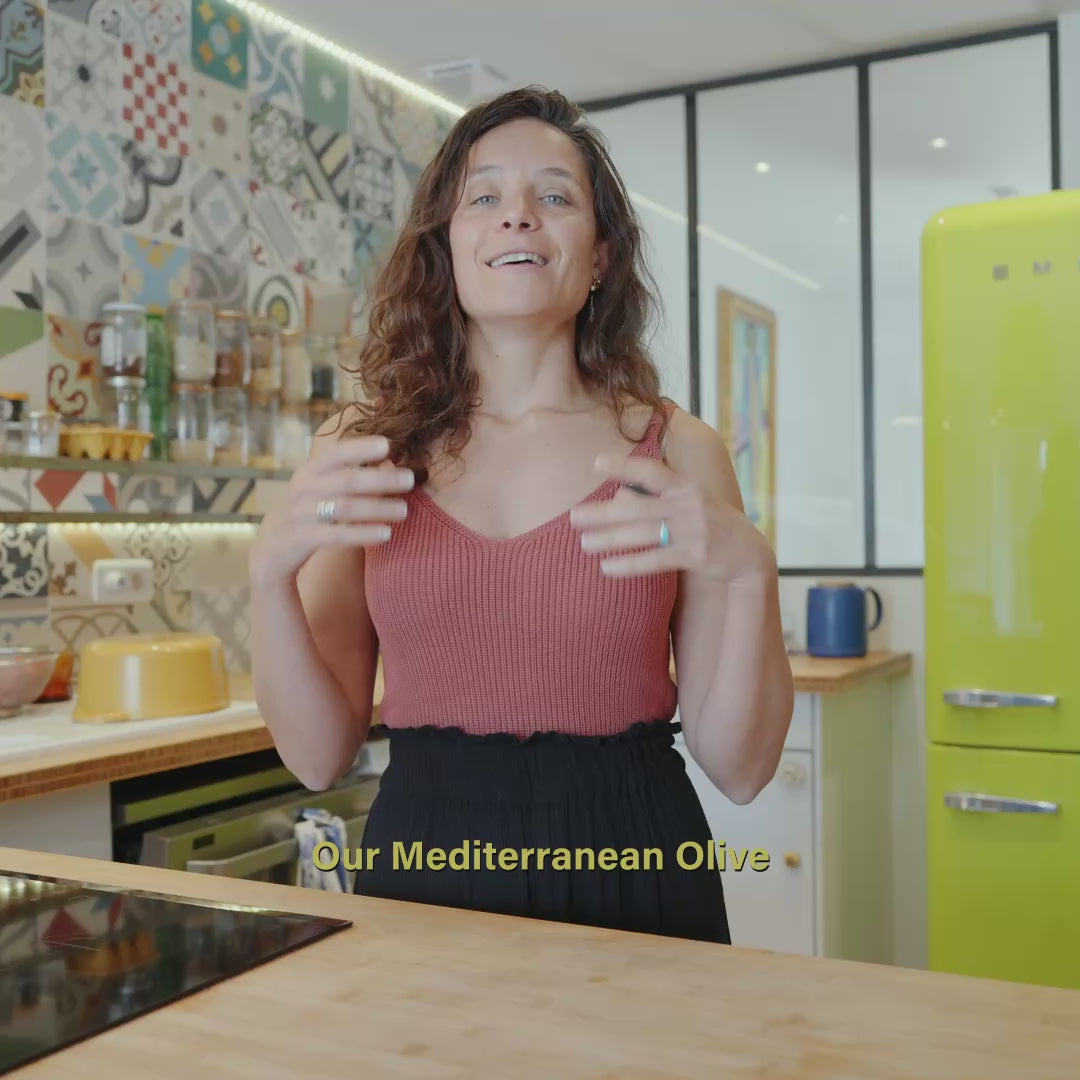 Vidéo de présentation de la recette Yanaa Anouck Grau, Olives Méditerranéennes