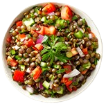 SALAD<br> LENTILS<br> CARROTS