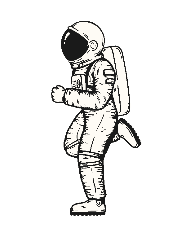 Running Astronaut