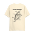 T-shirt Tour du Mont Blanc Croissant Yanaa en coton bio Natural Raw, vue dos